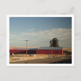 Rural Montana Art Postcard