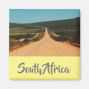 Rural Road South Africa Landscape View Magnet