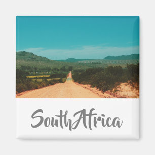 Rural Road South Africa Landscape View Magnet