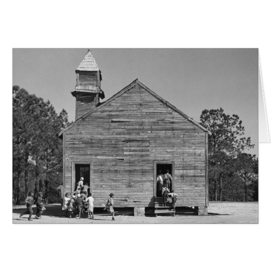 Rural Schoolhouse, 1937 Card