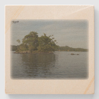 Rural Sweden August Stone Coaster