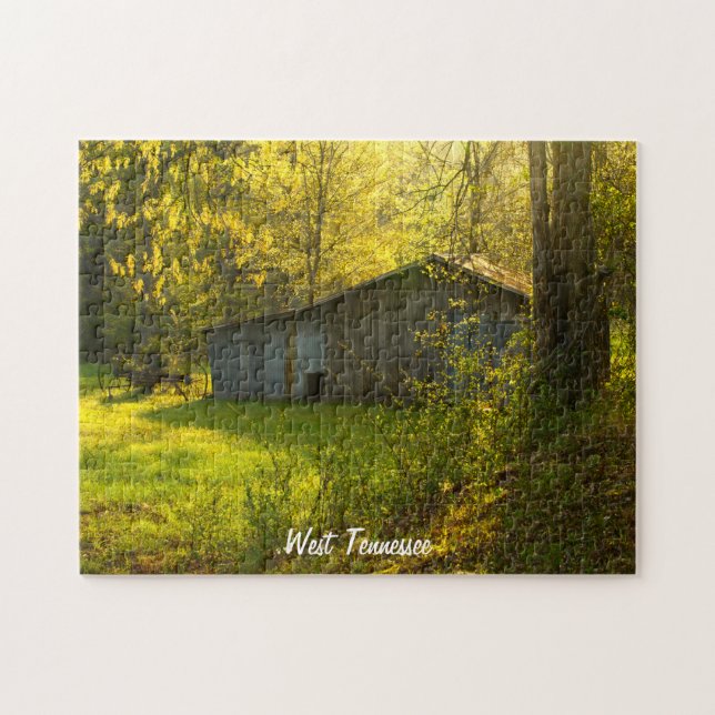 Rural Tennessee Spring Morning Light Photography Jigsaw Puzzle (Horizontal)