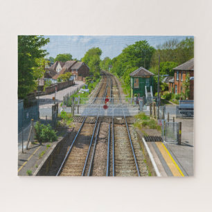 Rural Train Station Jigsaw Puzzle