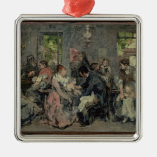 Rural Vaccination Metal Ornament