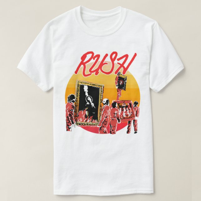 Rush Band Tour 1981 T-Shirt (Design Front)