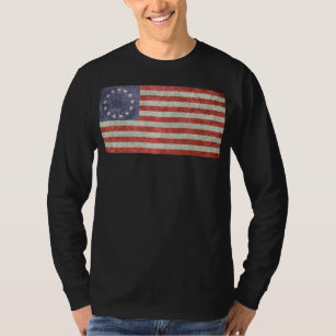 Rush Betsy Ross vintage 1776 god bless americ T-Shirt