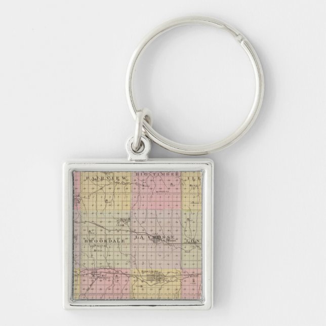 Rush County, Kansas Key Ring (Front)