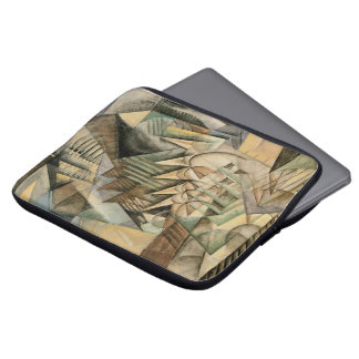 Rush Hour, New York by Max Weber, Vintage Cubism Laptop Sleeve