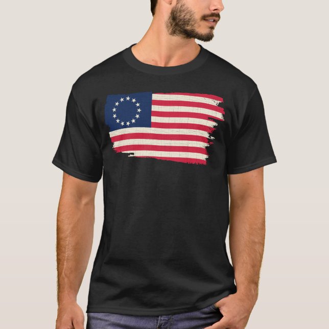 rush-limbaugh betsy ross Flag shirt (Front)