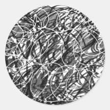 Rush of Time Abstract Doodle