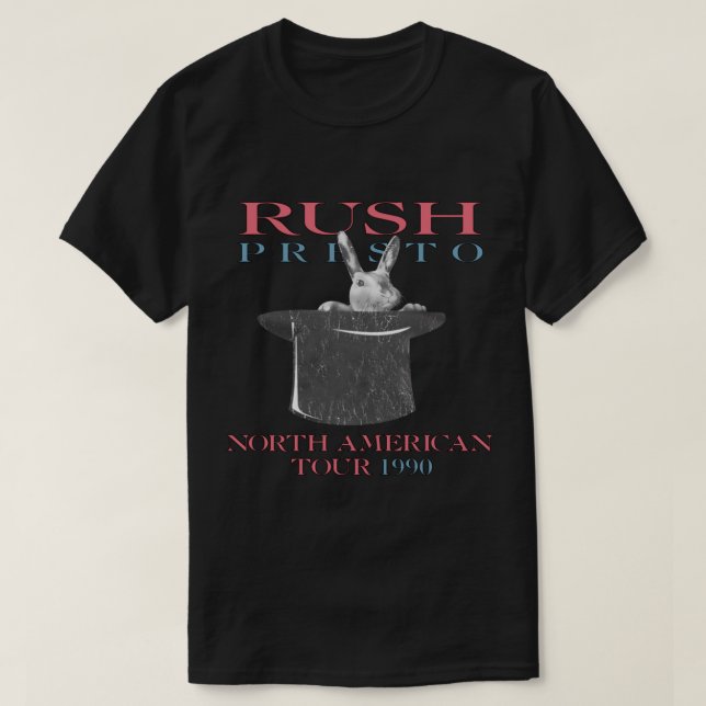 RÚSH Rock Band PRESTO 1990 Classic T-Shirt (Design Front)