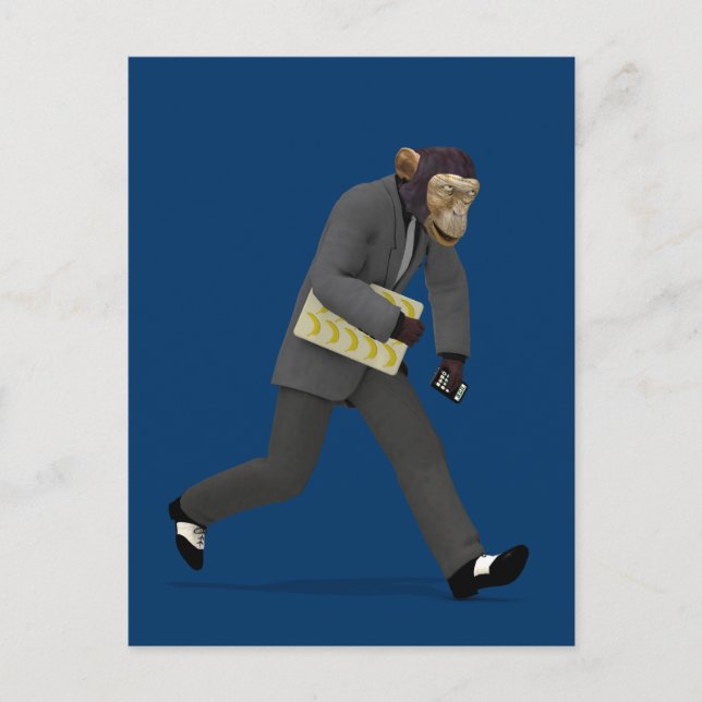 Rush To Monkey Business Postcard (Front)