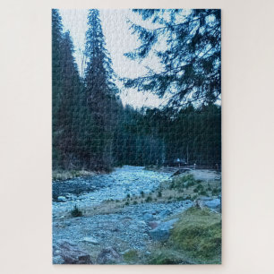 Rushing Mountain Stream – Wild Nature Romania Jigsaw Puzzle