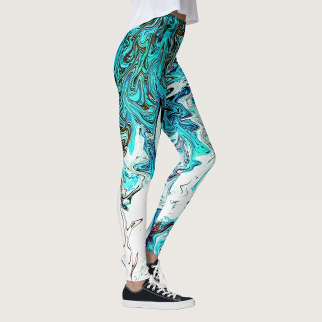 Rushing Sea...... Leggings (Right)