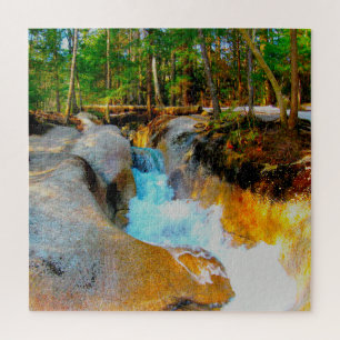 Rushing Water Gorge New Hampshire Jigsaw Puzzle