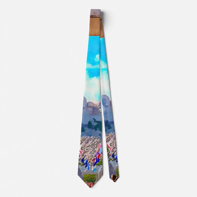 Rushmore Watercolor Tie (Front)
