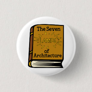 Ruskin The Seven Lamps of Architecture Book Pin