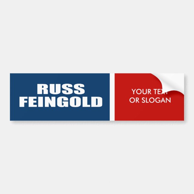 RUSS FEINGOLD FOR SENATE BUMPER STICKER (Front)