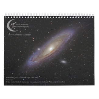 Russ McKinney's 2026 Astrophotography Calendar