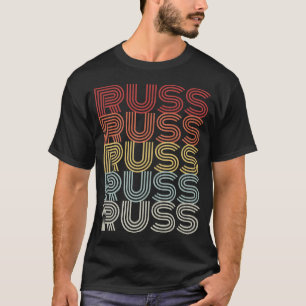 Russ Retro I Love Russ Vintage Russ Lover Russ T-Shirt