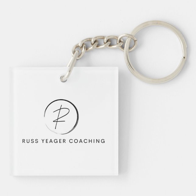 Russ Yeager Coaching Signature Logo Key Ring (Back)