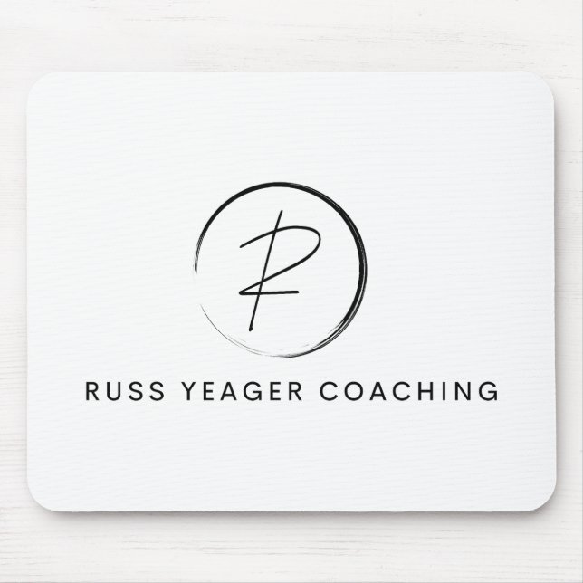 Russ Yeager Coaching Signature Logo Mouse Pad (Front)