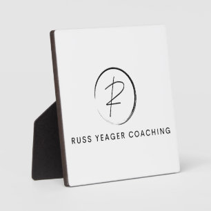 Russ Yeager Coaching Signature Logo Plaque
