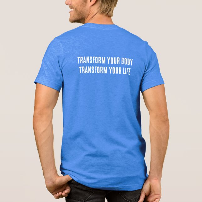 Russ Yeager Coaching Signature Logo Tri-Blend Shir Shirt (Back)