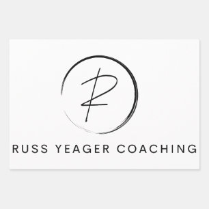 Russ Yeager Coaching Signature Logo Wrapping Paper Sheet
