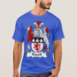 Russel Coat of Arms Family Crest  T-Shirt<br><div class="desc">Russel Coat of Arms Family Crest  .Check out our family t shirt selection for the very best in unique or custom,  handmade pieces from our shops.</div>