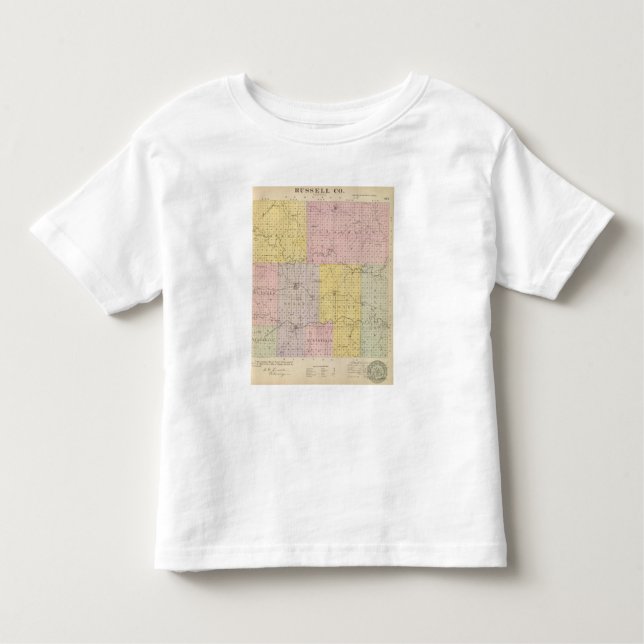 Russell County, Kansas 2 Toddler T-Shirt (Front)