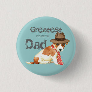 Russell Terrier Dad 3 Cm Round Badge