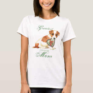 Russell Terrier Heart Mum T-Shirt