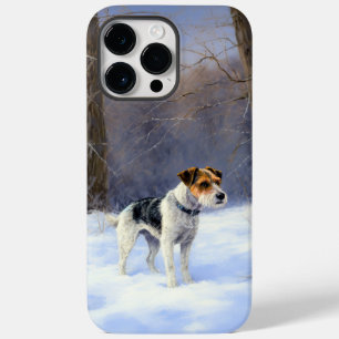Russell Terrier Let It Snow Christmas Case-Mate iPhone 14 Pro Max Case