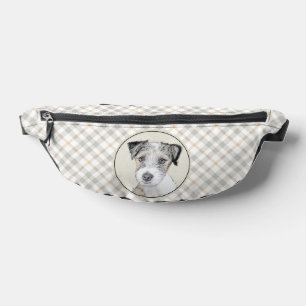 Russell Terrier Painting Rough Original Dog Art Bum Bags