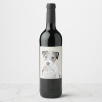 Russell Terrier Rough Painting - Original Dog Art