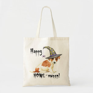 Russell Terrier Witch Tote Bag