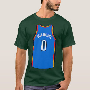 Russell Westbrook Oklahoma City Jersey Qiangy 2 T-Shirt