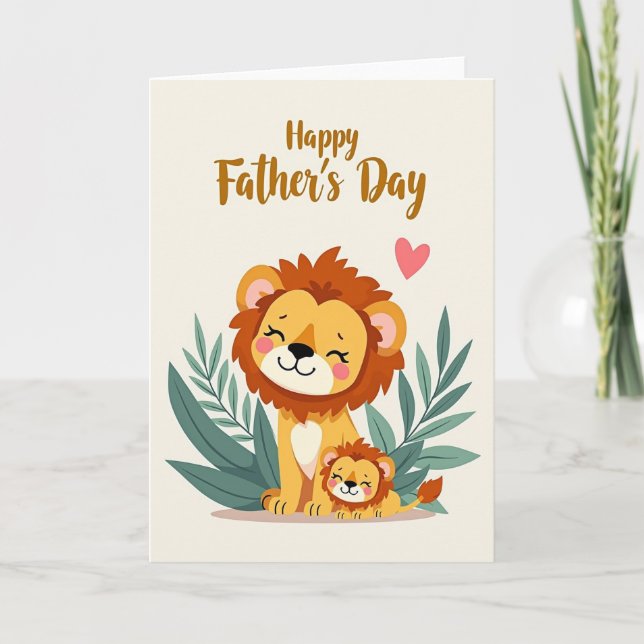 Russet Mane Fathers Day Card (Front)