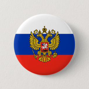 Russia 6 Cm Round Badge