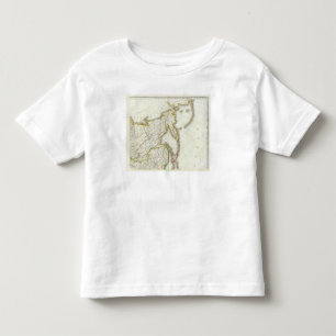 Russia and Asia Engraved Map Toddler T-Shirt