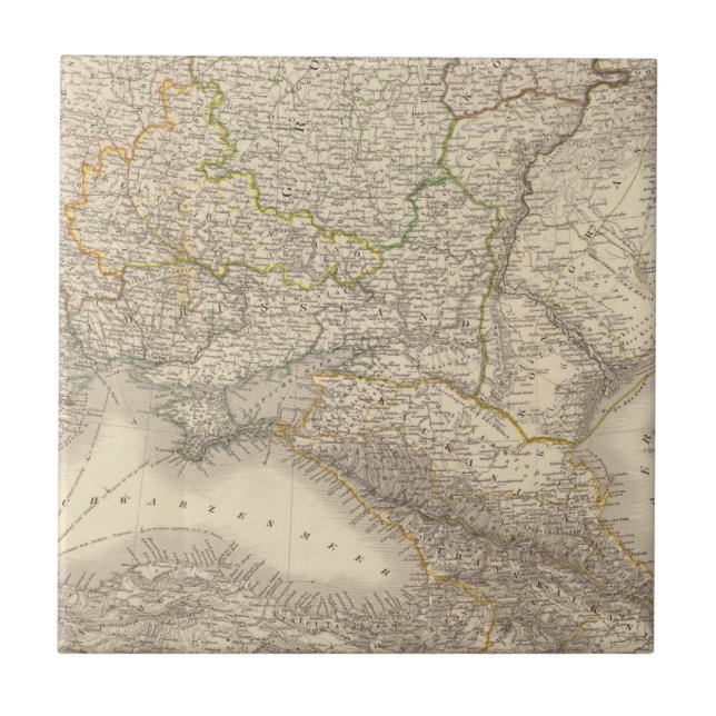 Russia and Europe 3 Ceramic Tile (Front)