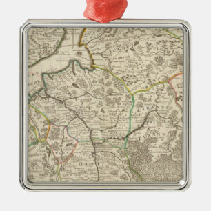 Russia and Europe 4 Metal Ornament