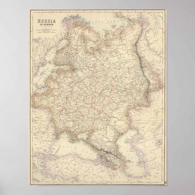 Russia and Europe Poster (Front)