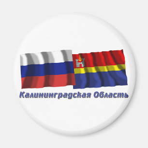 Russia and Kaliningrad Oblast Magnet