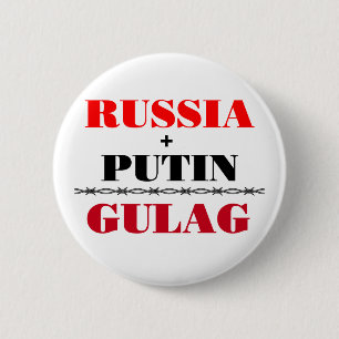 Russia and Putin 6 Cm Round Badge