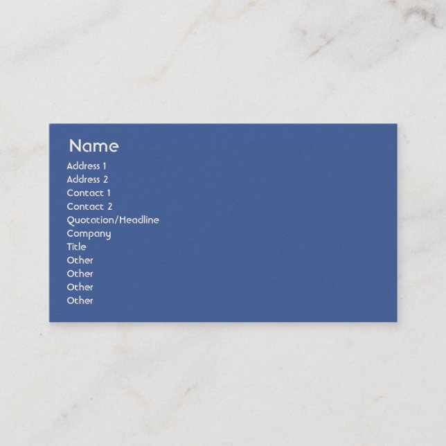 Russia - Business Card (Front)