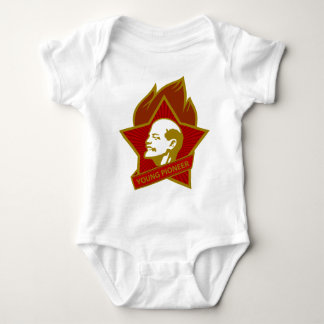 Russia CCCP USSR Young Pioneer Baby Bodysuit