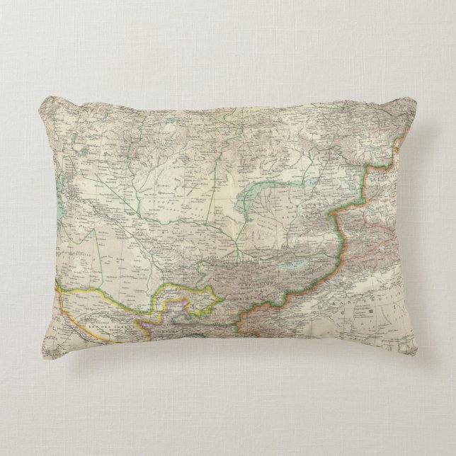 Russia, China, Asia 2 Decorative Cushion (Front)