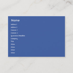 Russia - Chubby Business Card